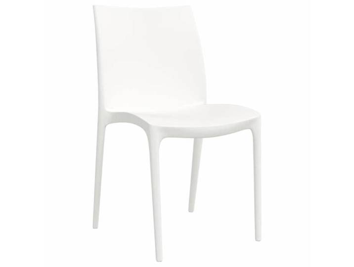 Blanc Siège de jardin - Chaises de jardin - (2 pcs) - blanc 50x46x80 cm polypropylène C1766