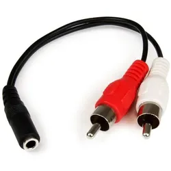 Startech Kabel Adapter 15Cm Audio Stereo Audio Mini J