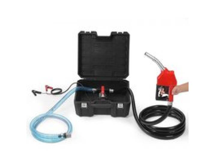 VEVOR Dieselpumpe, 12 V DC, 10 GPM, 1/4 PS, Kraftstoffpumpe mit automatischer Abschaltung der Pistole, hoher Durchfluss, Einlass- & Auslassschlauch für Diesel, Kerosin, Transformatorkraftstoff