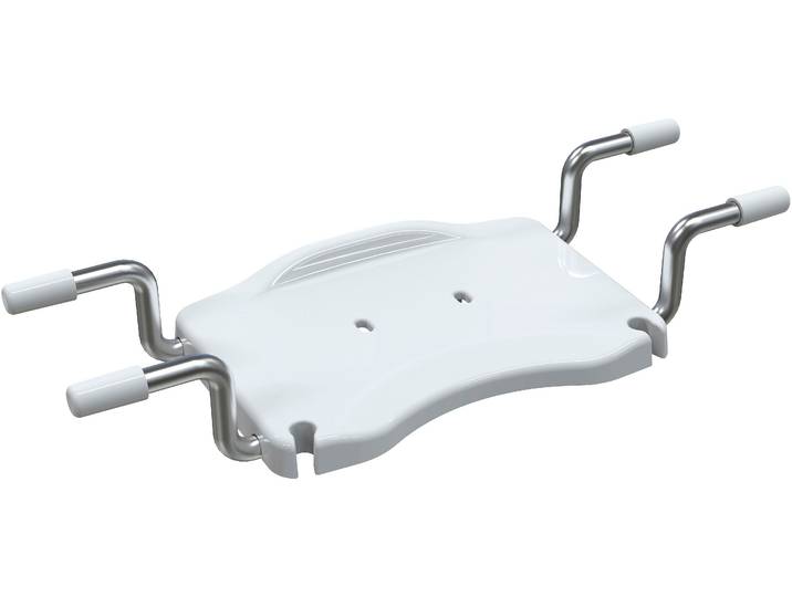 Badewannensitz BISCHOF Comfort , weiß, B:75cm H:13,5cm T:30cm, Badewannensitze, Badewannensitz, TÜV/GS geprüft
