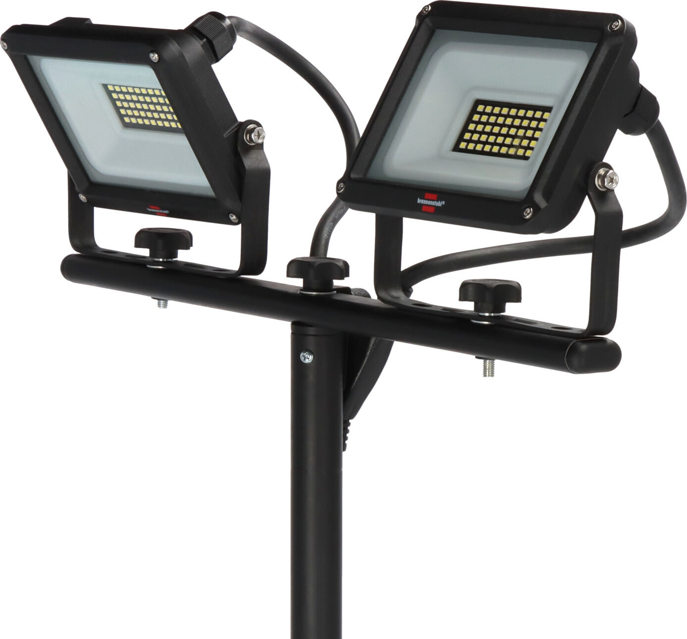 2 projecteurs de chantier LED 20W JARO avec trépied 3060 T 3 m H07RN-F 3G1,0 BRENNENSTUHL 1171250444