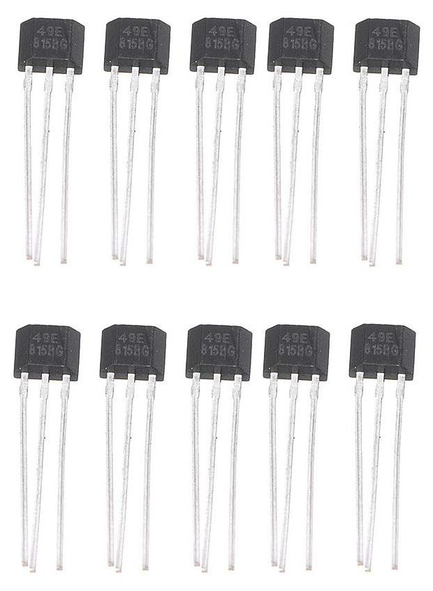 10 stuks 49E Hall Effect Sensor Lineaire Spanningsregelaar Hall Element