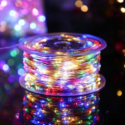 Combo Retail Shop Green Copper Wire Fairy Garland Light, USB Powered With Remote Control, Perfect For Christmas Tree, Room colorful with Remote usb 5m 50led