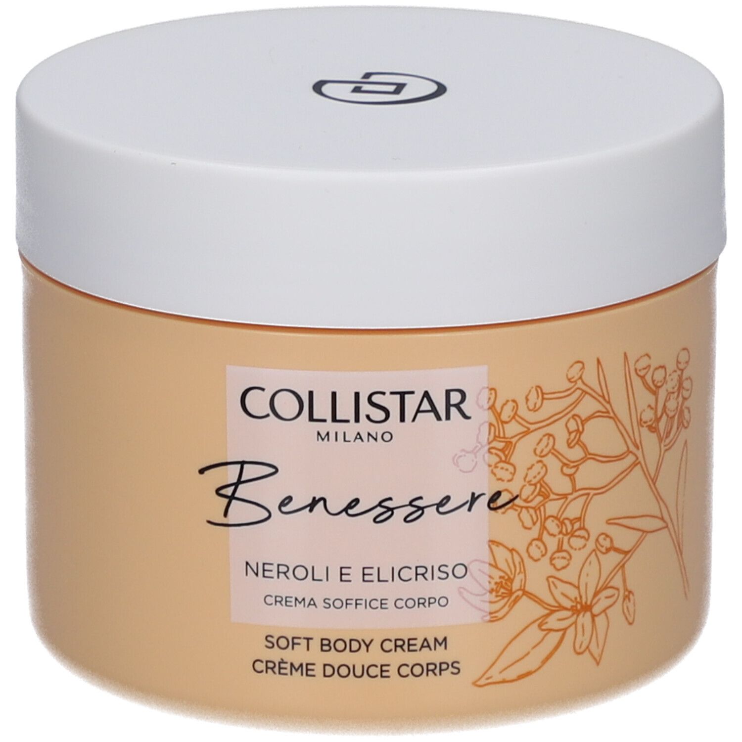Collistar Soft Body Cream Neroli and Helichrysum 200ml 200 ml Creme