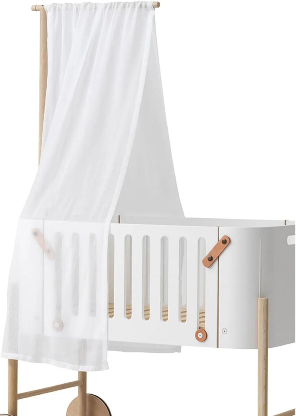 Oliver Furniture Ciel de lit pour cododo Wood Blanc taille unique