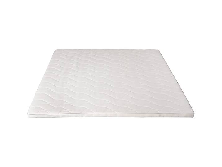 Modular Topper Jana Weiss Stretchbezug, Bezug 100 Prozent Polyester, Gelschaumkern, Dacron-Polsterung 200 x 200 cm - Material: Stretchbezug, Bezug