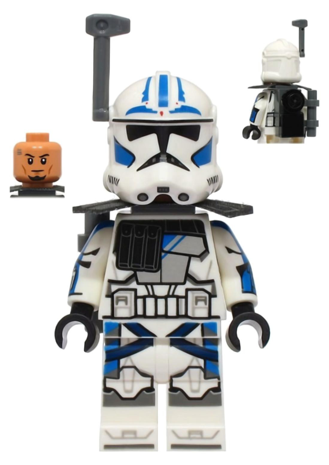 LEGO Minifiguur Clone ARC Trooper Fives 501st Legion Fase 2 sw1329
