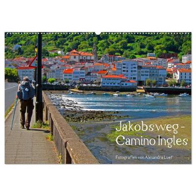 Jakobsweg - Camino Ingles (Wandkalender 2027 DIN A2 quer), CALVENDO Monatskalender