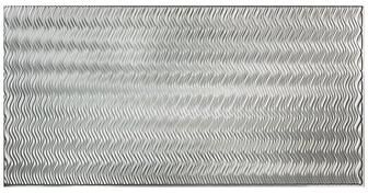Fasade FASÄDE Current Vertical 4-foot x 8-foot PVC Wall Panel in Brushed Aluminum