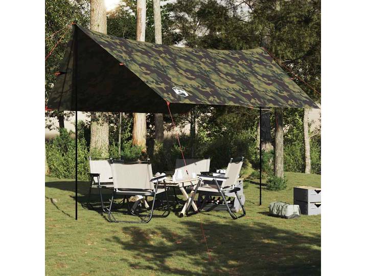vidaXL Tarp Tarnmuster 462x306x211 cm Wasserdicht