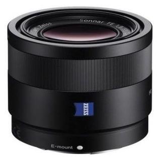 Sony Objektiv Sonnar T* FE 55mm F1.8 ZA (Schwarz) (Vollformat) (T-MLX25304)