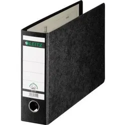 Leitz Ordner 10740000 DIN A4 quer 80mm Pappe schwarz