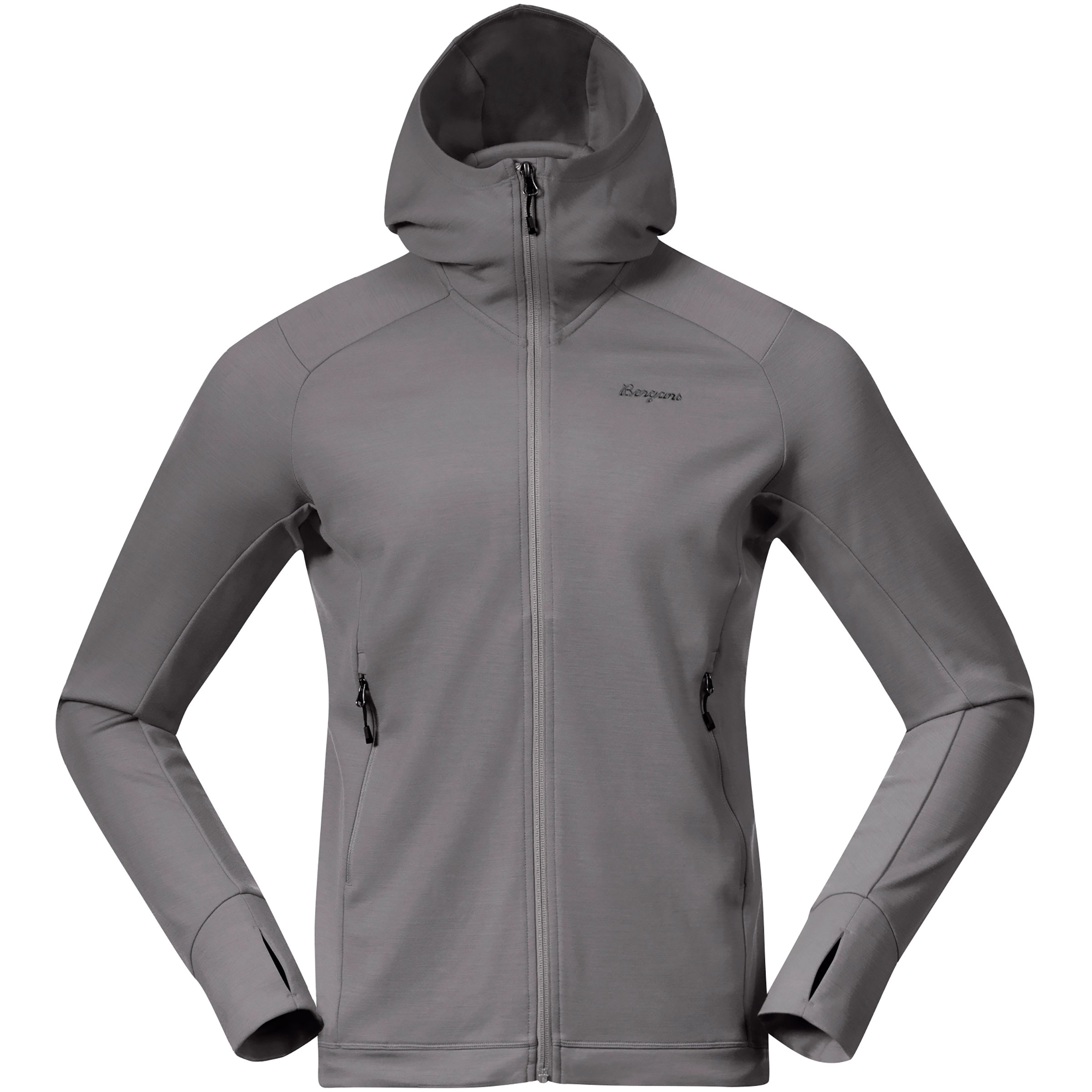 Bergans Rabot Merino Tech Herren Wanderjacke grau Größe XXL Trekking Elastisch Merinowolle