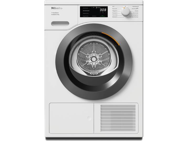 Miele TEC645WP EcoSpeed&8kg T1 Wärmepumpentrockner Lotosweiß 12703910