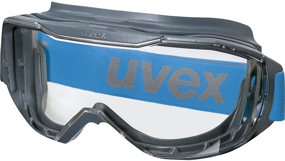 Uvex Vollsichtschutzbrille megasonic, Scheibe klar, grau/blau, ab 10 Stk