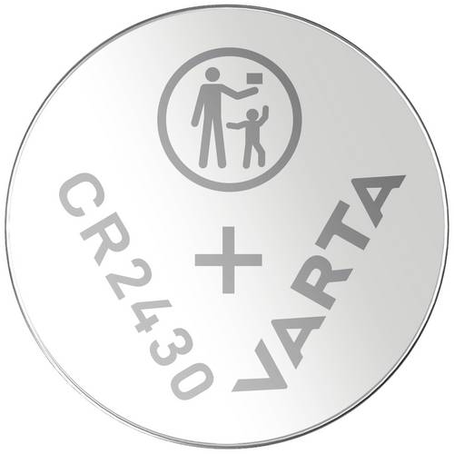 Varta Knopfzelle CR2430 3 V 1 St. 290 mAh Lithium LITHIUM Coin CR2430 Bli 1