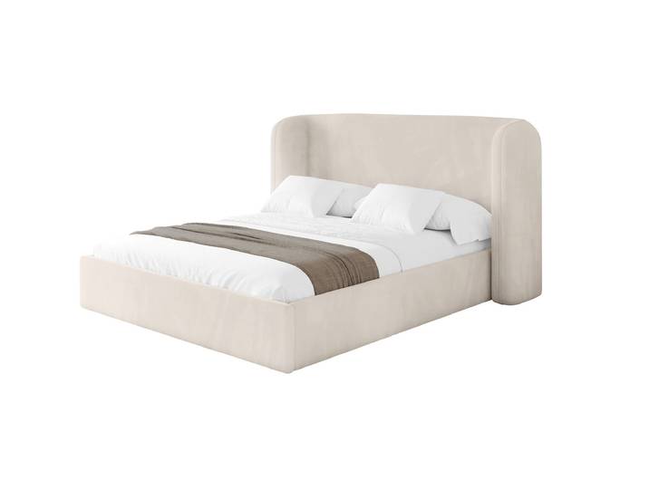 Polsterbett ESTI 160x200 cm Beige - Casablanca 2301