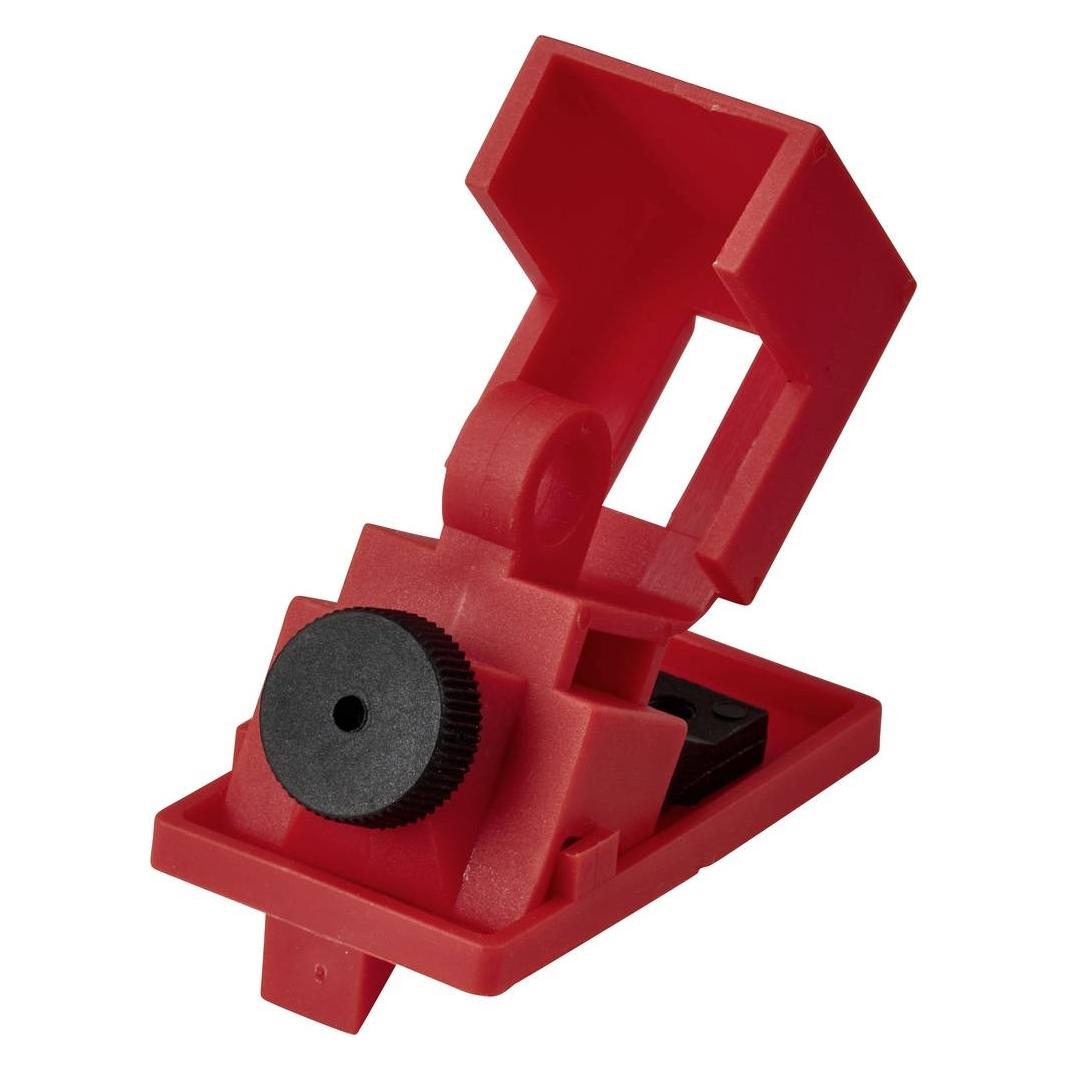 Sygonix SY-6872680 Verriegelung 28.9 mm Rot Leistungsschalter Klemme 16.5x12 (SY-6872680)