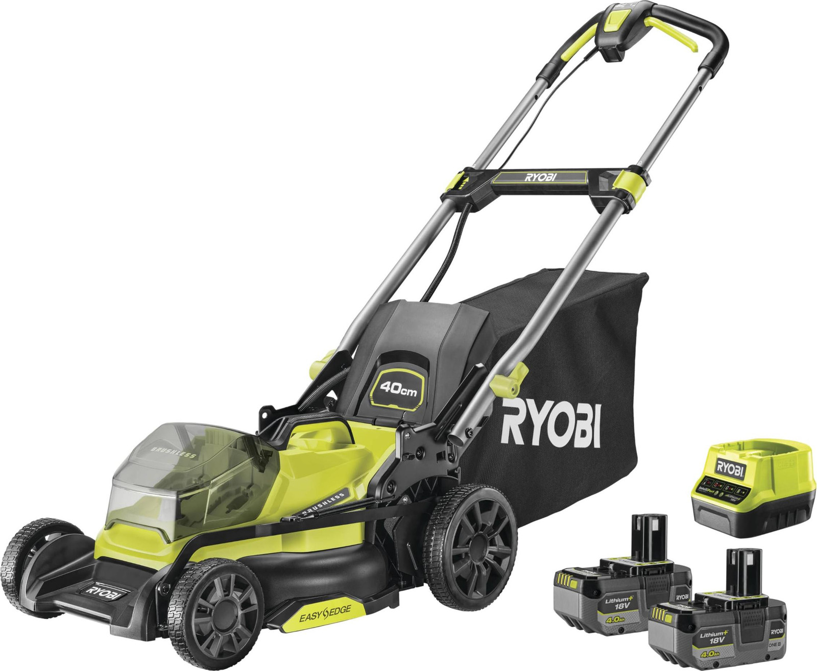 Ryobi ONE+ accu-grasmaaier RY18LMX40C-240, 18 volt