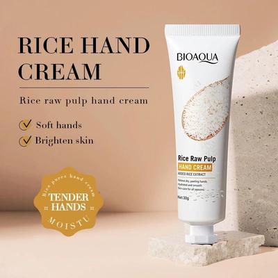 Uplift Essentials Rice Essence Rejuvenating Hand Cream 30g Volumizing & Brightening Therapy Rice Essence Rejuvenating Hand Cream 30g Volumizing & Brightening Therapy