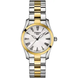 Tissot T-Lady T-Wave T112.210.22.113.00 - perlmutt weiß,silber-gold - 30mm