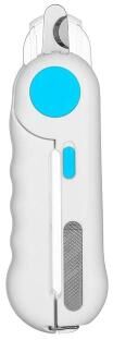 United LED Pet Nail Clippers With Built In Nail File For Dogs And Cats With Lamp Type (Blue)
