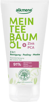 Schröder Cosmetics GmbH & Co. KG ALKMENE Mein Teebaumöl 3in1 Reinigung-Peeling-Mask 150 ml 17638592
