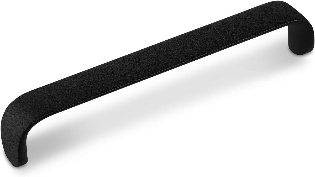 Zwarte lade- en keukengreep met structuur, 160 mm - Stijlvolle kastgreep voor keuken en meubels