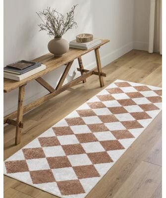 Livabliss Lillian Modern & Contemporary Checkered Indoor/Outdoor Area Rug