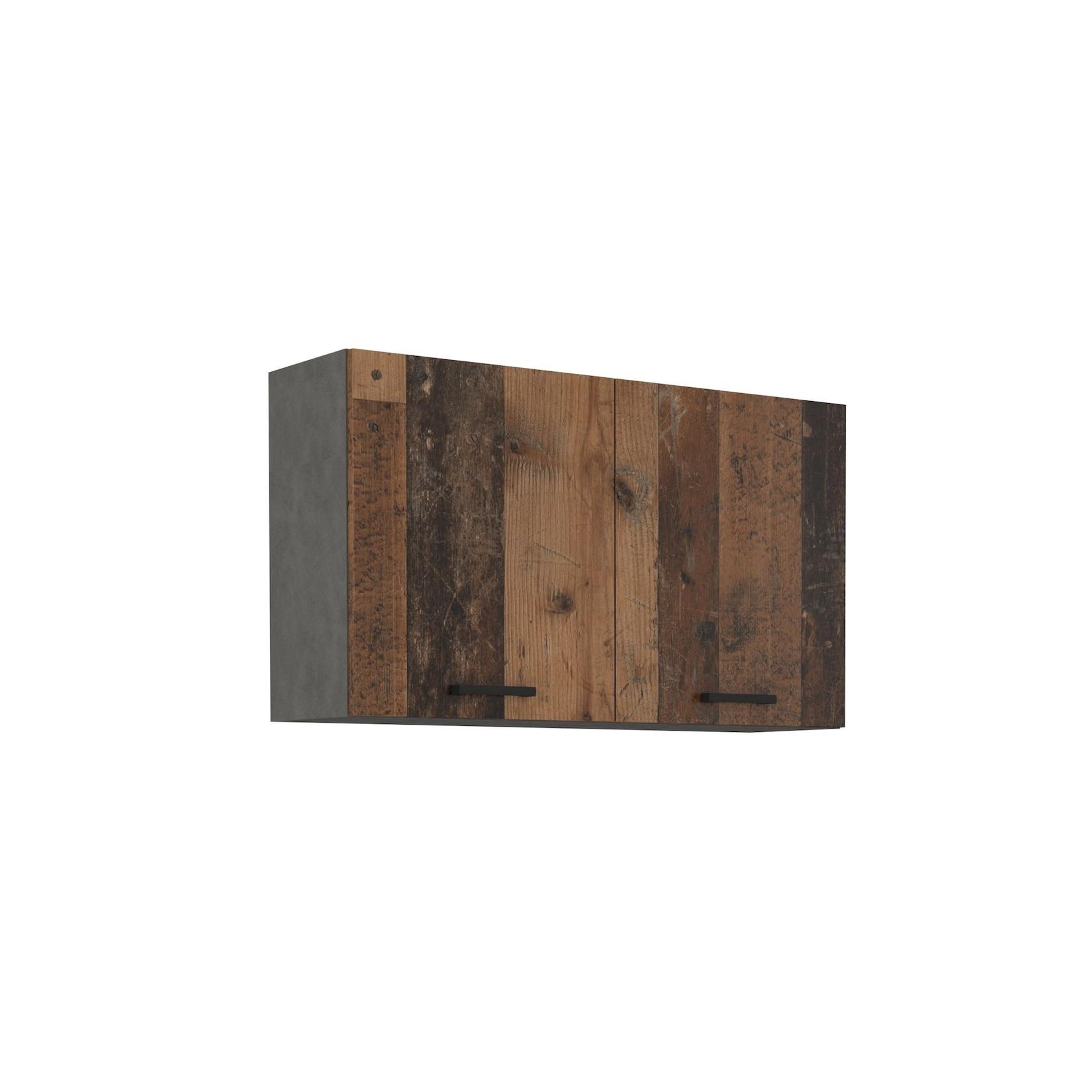 Hängeschrank Buffet Küche Mario 100 Küchenzeile Einbauküche Old Wood Matera