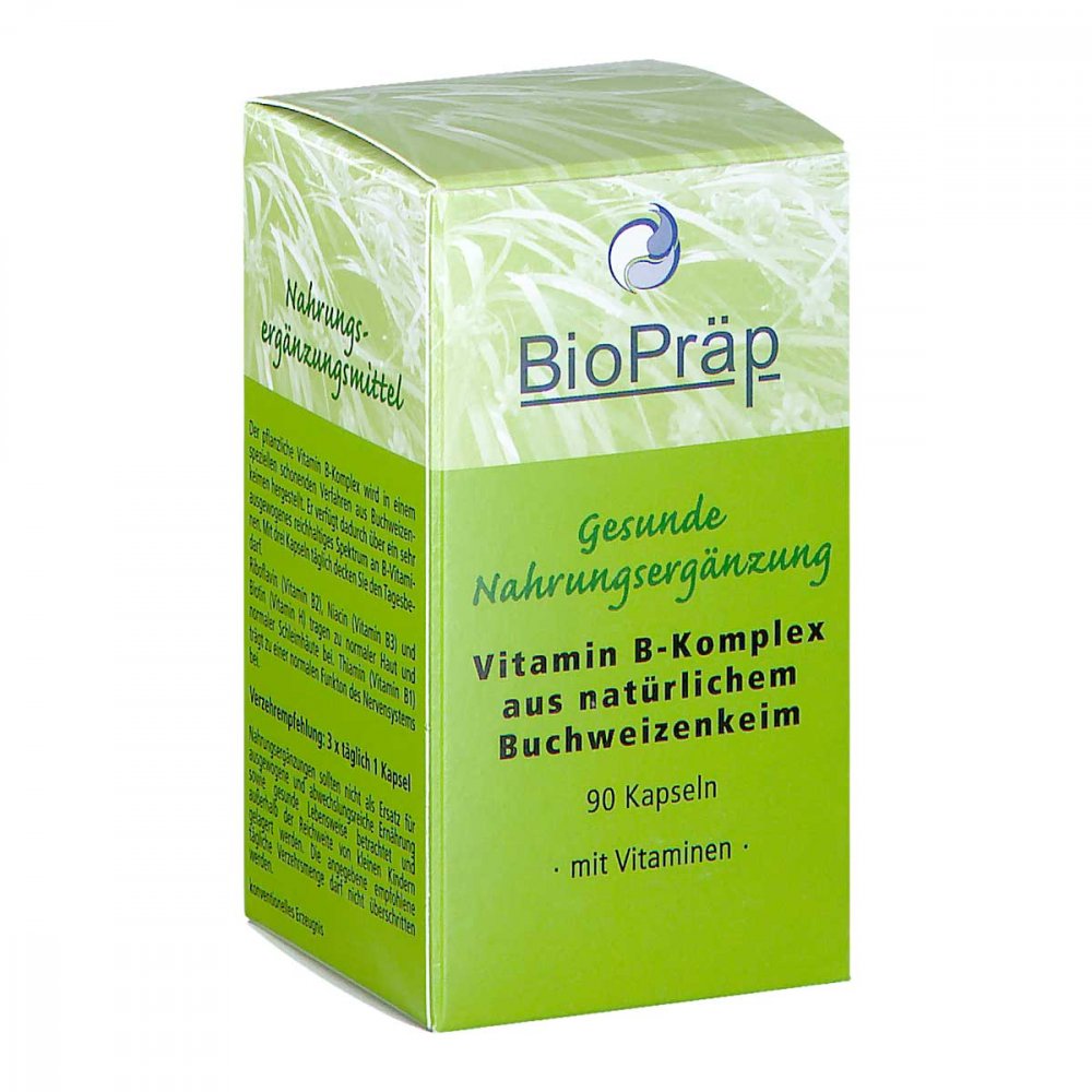 BioPräp Biolog.Präp.Handelsges.mbH Vitamin B Komplex natürliche Kapseln 09649452