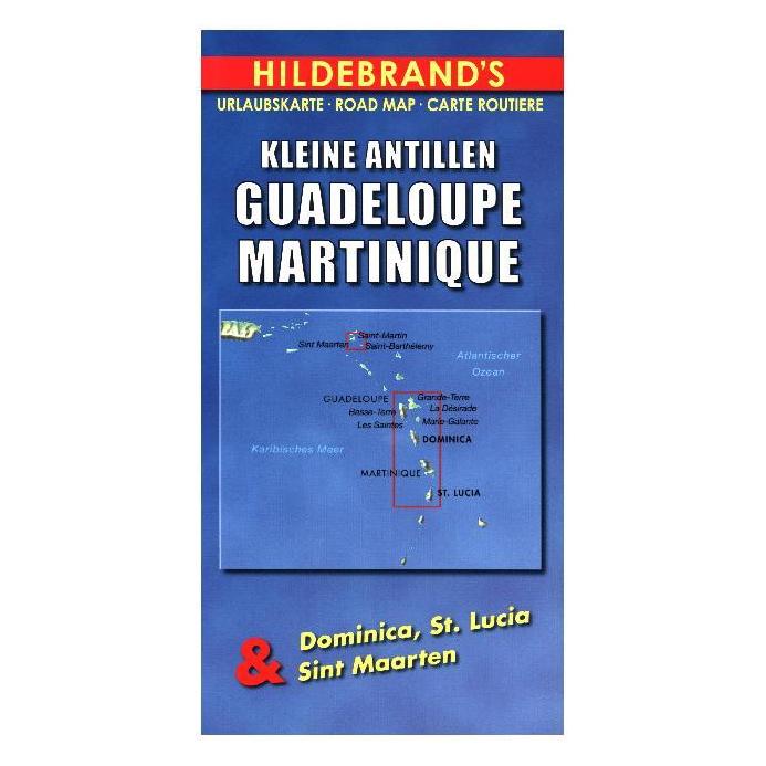 Michael Seipp Kleine Antillen / Guadeloupe / Martinique. Hildebrand's Urlaubskarte (7104339)