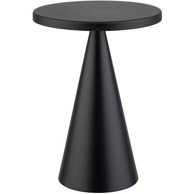 APS LED Tischleuchte "Akku-Tischleuchte "CONE", Höhe 18 cm", schwarz, 1, Ø 13cm H: 18cm, 1 Stk., Leuchten, inkl. Ladestation, USB-Ladekabel und Fernbedienung, LED Tischleuchte