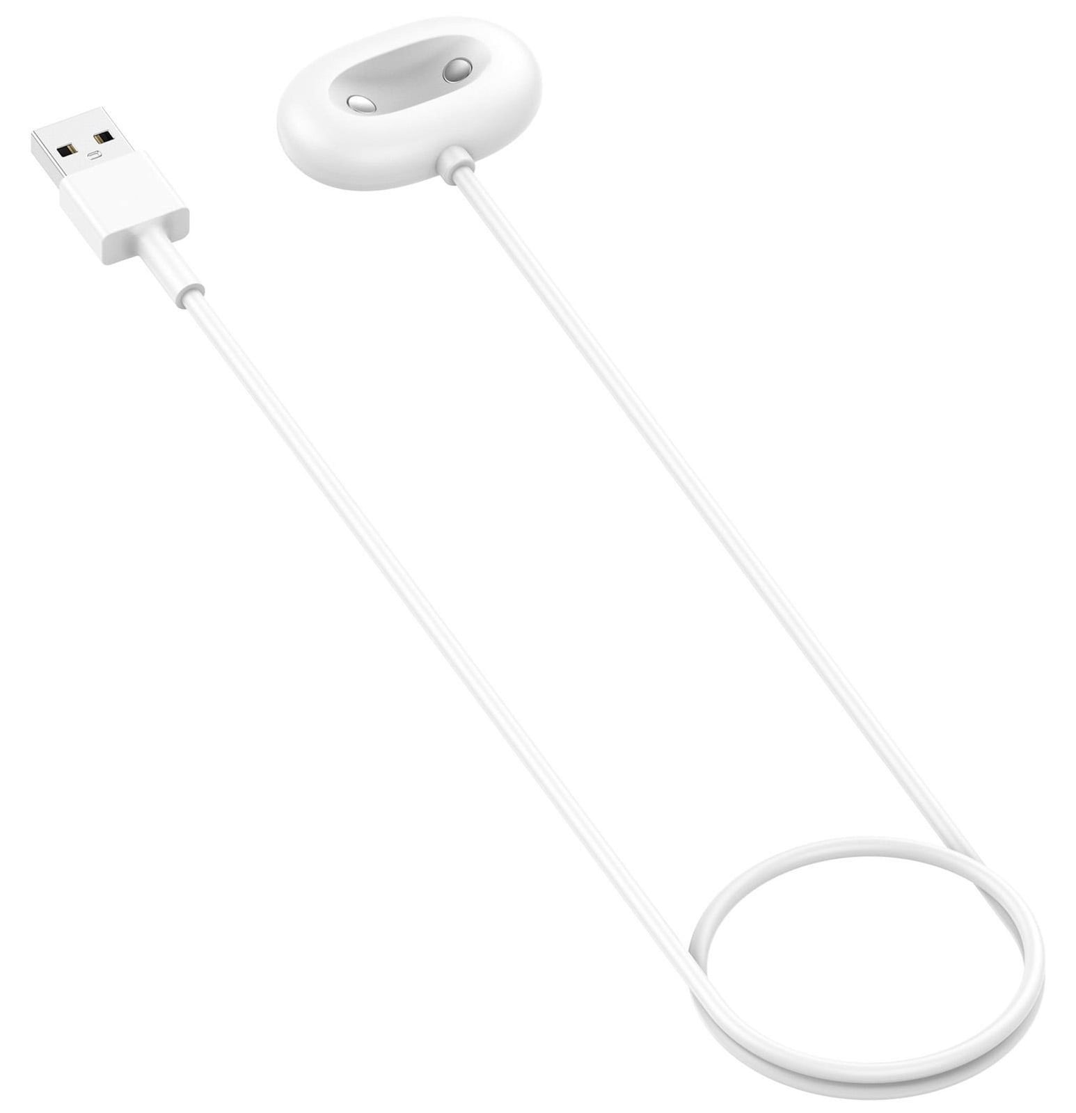 Wigento Magnetische Laadkabel voor Google Pixel Watch 4, USB-A, 1 meter, Wit