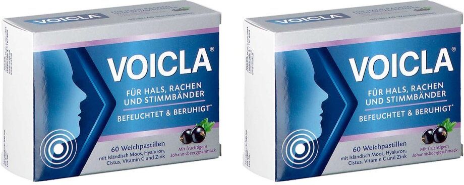 VOICLA Johannisbeer Weichpastillen 2x60stk