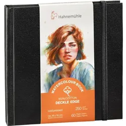 Hahnemühle, Heft + Block, BOOK DECKLE EDGE - Aquarellblock (Blanko)