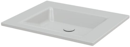 Bette BetteAqua Einbau-Waschtisch A070-410 60x49,5cm, silver