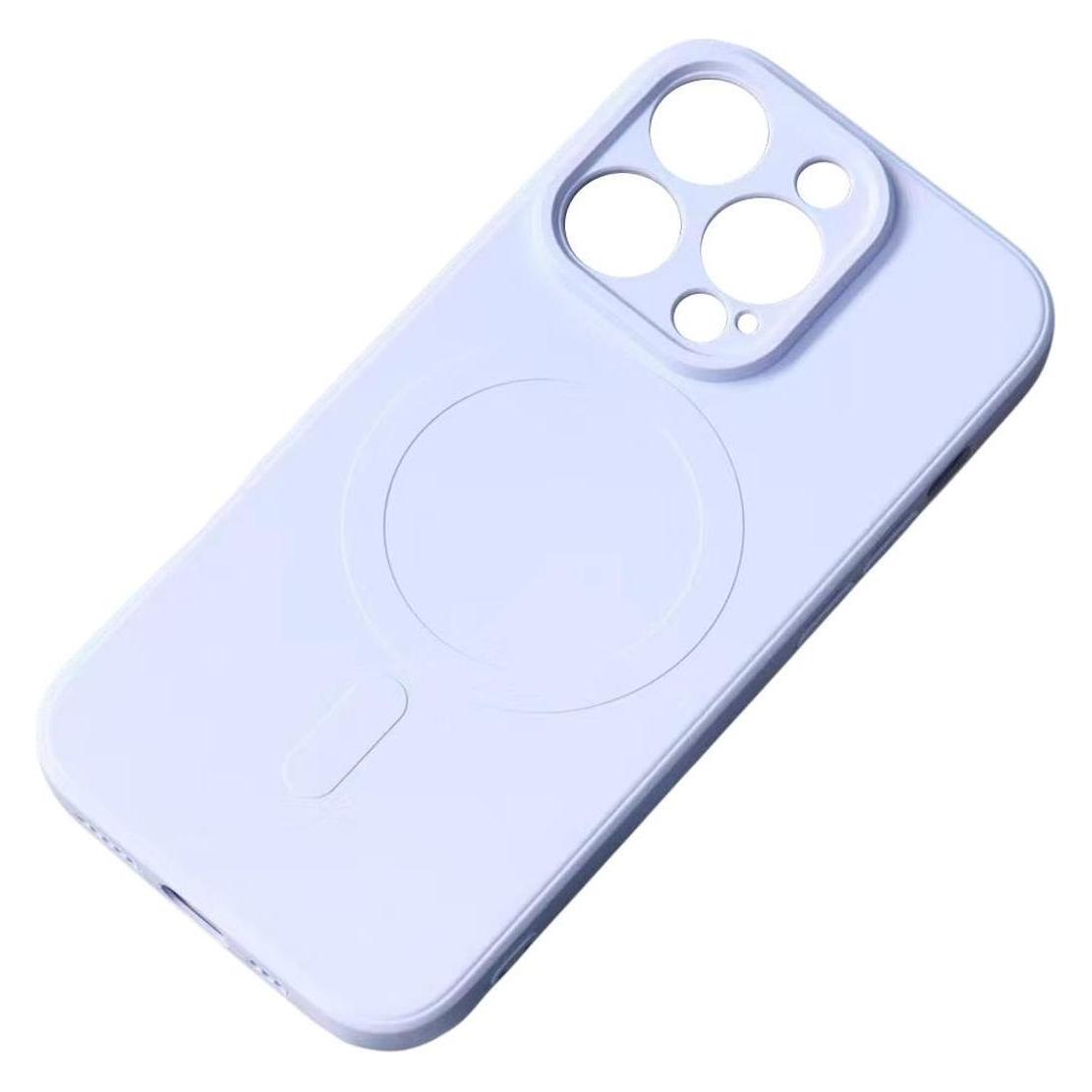 Hurtel MagSafe-kompatible Silikonhülle für iPhone 15 Pro Silikonhülle - Blau (Apple iPhone 15 Pro) (1404978613)