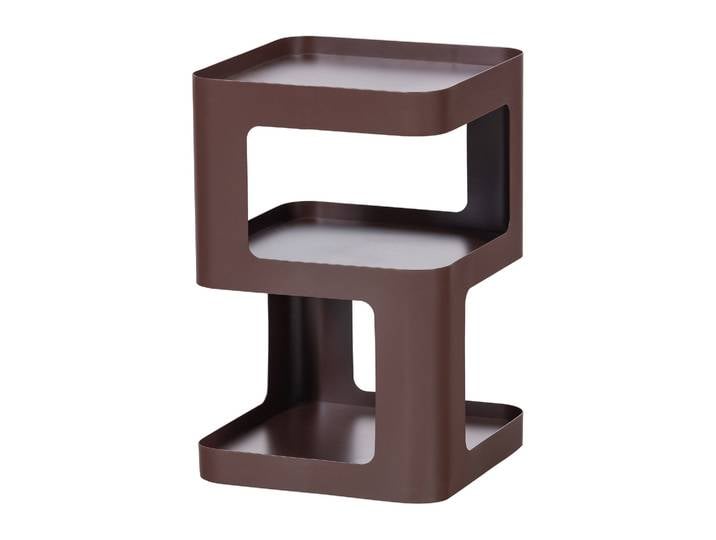 Tchibo - Woood Metall-Beistelltisch »Riv« - 36x35x54cm - lila -