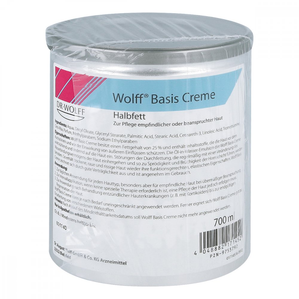 Dr. August Wolff GmbH & Co. KG Arzneimittel Wolff Basiscreme halbfett 09755792