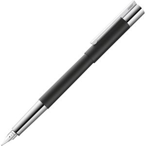 Lamy Füller scala 080 black, Feder M, Edelstahlgehäuse, schwarz