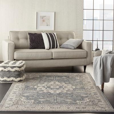 Porch & Den Traditional Bordered Medallion Area Rug