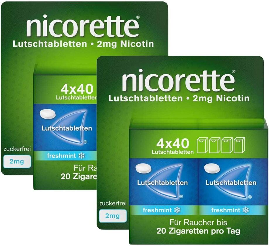 nicorette® Lutschtabletten 2 mg freshmint