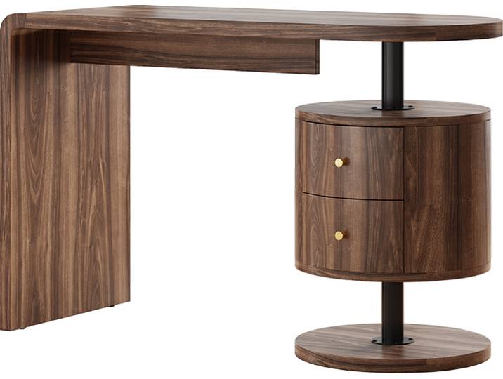 Schminktisch Vicco Lara Eiche rustikal 120 cm ohne Spiegel, Model 50186