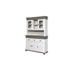 Buffet aus Massivholz Fehmarn ¦ weiß ¦ Maße (cm): B: 141,3 H: 212,6 T: 46.3