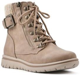 Wide Width Women's Hearty Boot by Cliffs in Natural Fabric (Size 7 W)