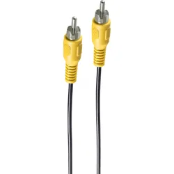 SHVP BS90022-15G - Cinch Kabel, 2x Cinch Stecker, vergoldet, 15 m