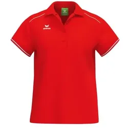 Erima CMPT Poloshirt Damen - rot/weiß - 44
