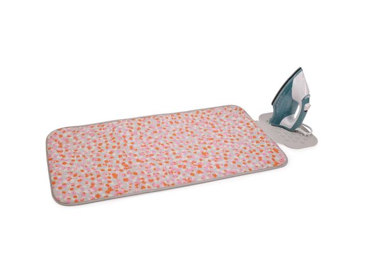 Bügelmatte Joseph Joseph Swift faltbar pink B 90 cm T47 cm - Farbe: rot/rosa - Material: Textilen - Bügelmatte