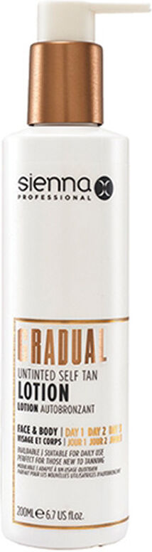 Sienna X Gradual Untinted Self Tan Lotion 200ml